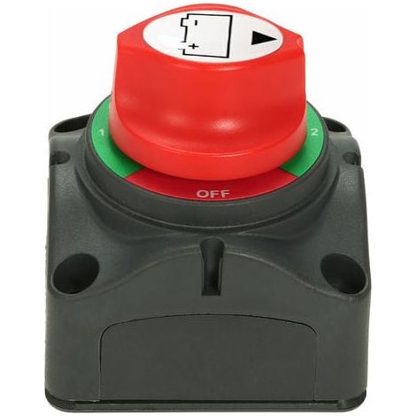 Selector de batería dual de 12 V/24 V, interruptor principal de batería de 300 A, selector de 4 posiciones para coche, caravana, barco. (1/5)