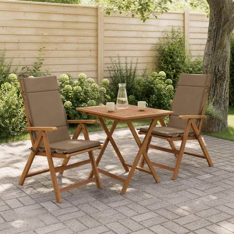 vidaXL Cojines para Sillas de Respaldo Alto en 2 Piezas GEMERT 2 pcs (1/5)