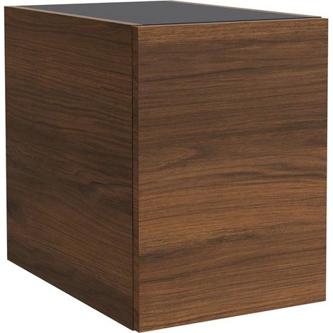 Élément d'armoire mural ALLIANCE 300 1 porte gauche/droite avec ouverture par pression NOYER MAYA 300 x 405 x 450 mm (1/3)