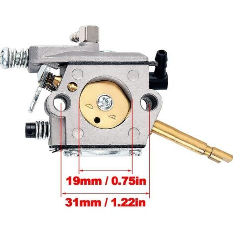 NALOOKAMIC Carburateur Compatible pour Stihl FS160 FS220 FS180 FS280 FR220 débroussailleuse à Cordes remplace pour Zama C15-51 C1S-S3G avec Filtre à air Bougie d'allumage Ligne de Carburant (1/4)