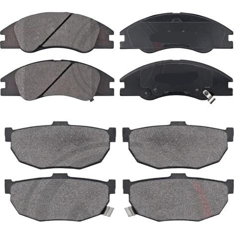 KIT PASTIGLIE FRENO ANTERIORI E POSTERIORI compatibile con KIA PICANTO (JA) / PASTIGLIE FRENANTI AUTO OEM P30114,P30111 / SOSTITUZIONE DIRETTA / BASSA POLVERE / SILENZIOSO (1/4)
