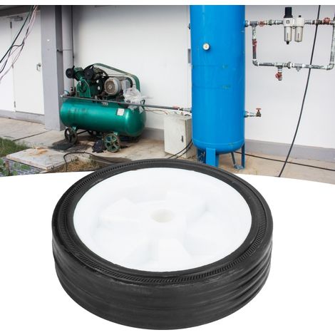 Roues pivotantes industrielles 5 pouces 13 trous silencieuses, capacité de charge élevée pour compresseurs d'air, mouvement stable. (1/5)