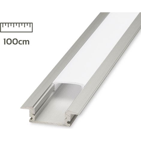 Alu Fugen-Profil eloxiert 18x6mm opal - Länge: 100cm (1/5)
