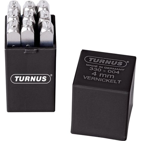 TURNUS Schlagzahlensatz vernickelt SH 6mm