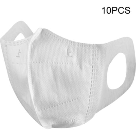 Lot de 10 masques jetables enfants, protection respiratoire pour filles et garçons de 4 à 12 ans, usage quotidien, doux et confortable (1/5)