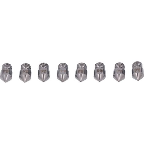 Kit 20 aiguilles de nettoyage pour buse d'imprimante 3D MK8, filetage mâle M6, jeu d'aiguilles de débouchoir stable, accessoire d'entretien précision. (1/5)