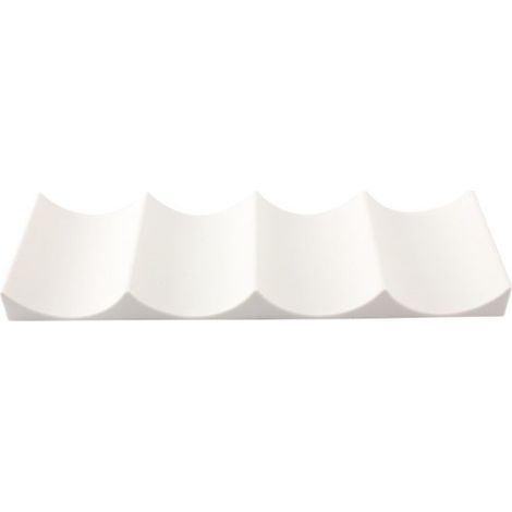 Organisateur de réfrigérateur - Casier à vin - Vin - Bières - Empilable - Porte-bouteilles - Cuisine - Porte-canettes - 29,5102,3 cm - blanc - plastique (1/3)