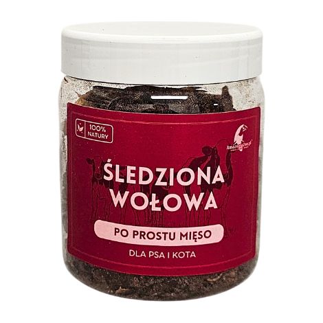Gefriergetrocknete Rindermilz 70g für Hunde und Katzen Eisen, Vitamin B12 und C Anämie und Rekonvaleszenz Wachstumsphase BARF-Ernährung GESUNDER GESCHMACK (1/2)