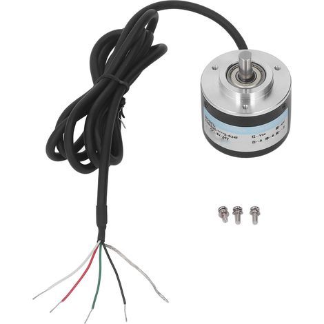 Zweiphasiger inkrementeller Drehgeber, 50 mm Außendurchmesser, Schutzart IP50, PNP, DC 5–24 V, 500 Impulse/R (1/5)
