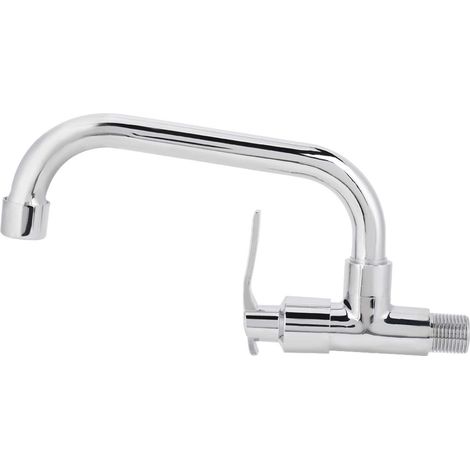 Robinet de Cuisine Mural Rotation 360° Eau Froide (1/5)