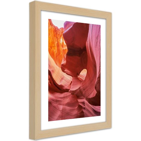 Quadro con cornice, Rocce rosse - 20x30 (1/5)
