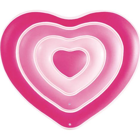 MATERASSINO GONFIABILE ISOLA 'CUORE' cm 168 x 142  - INTEX