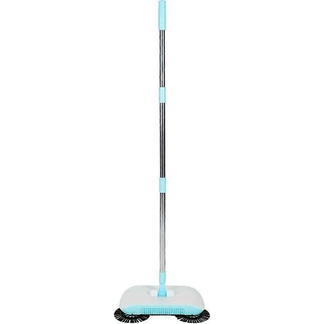Balai mécanique à poussoir manuel pour sol, balayette avec ramasse-poussière, kit de nettoyage domestique, brosse de sol ergonomique (1/5)