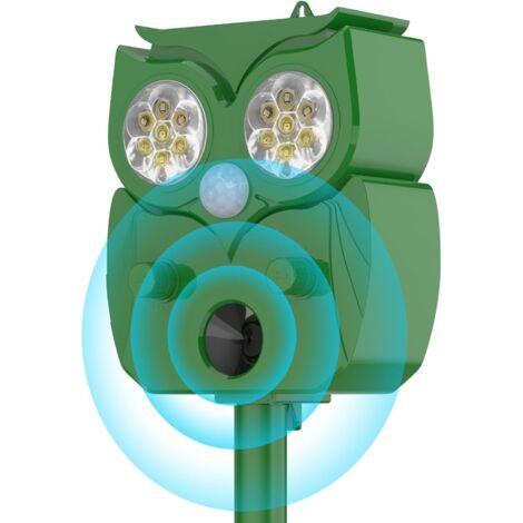 Repulsif Chat Exterieur 1 Pièces, Répulsif Chat Ultrason, Répulsif pour Animaux Solaire,5 Modes Réglables Repousse Les Chats et d'autres Animaux pour Le Jardin (1/5)