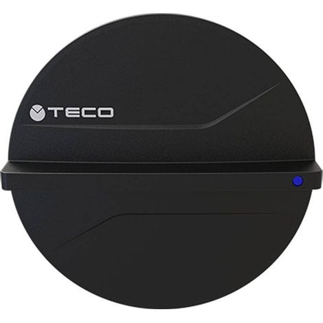 PLACCA DI COMANDO ESTERNO A FILO MURO U03 TECO Nero (1/2)