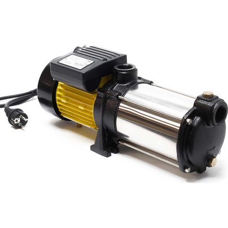 Xpotool – Pompe centrifuge multi-étages 900 W – Débit 6600 l/h – Hauteur de refoulement 55 m – Moteur 2850 tr/min – Pour installations d’eau domestique