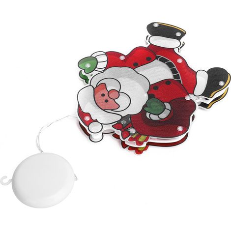 Guirlande lumineuse LED à ventouse pour fenêtre, idéale pour la décoration de Noël, la création d'ambiance en magasin et l'éclairage festif. (1/5)