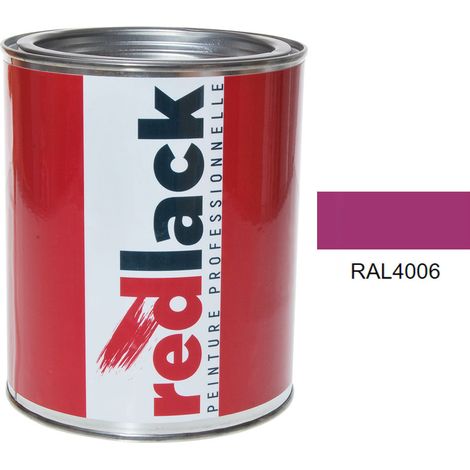 Barattolo da 1L di vernice – RAL 4006 – Viola traffico – satinata – multisupporto – Redlack