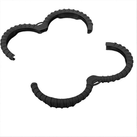 Lot de 4 roulettes de guidage en U 0840UU, galet à gorge en U 8x39,5x20,1mm pour coulisseaux et rails industriels. (1/5)