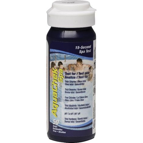 50 Bandelettes d'analyse AQUACHECK Spa 6 en 1 - 552244 (1/6)