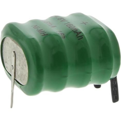 Pile bouton rechargeable RS PRO 4.8V, 160mAh, NiMH ( Prix pour 1 )