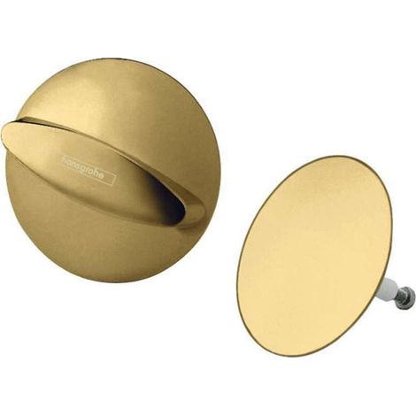 Hansgrohe Flexaplus - Fertigset Ablauf- und Überlaufgarnitur, Gold poliert 58185990 (1/4)
