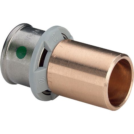 Viega Sanfix-P Einsteckstück 303822 16 x 15 mm, mit SC-Contur, Einsteckende, Rotguss (1/3)