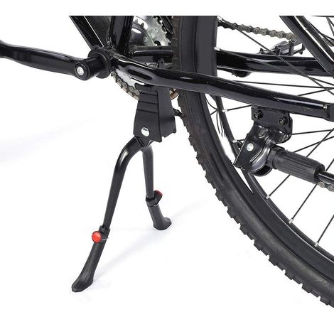 Béquille de vélo, béquille latérale de vélo béquille arrière béquille de vélo réglable en hauteur à double jambe pour vélos de 24 à 28 pouces-Fei Yu (1/5)