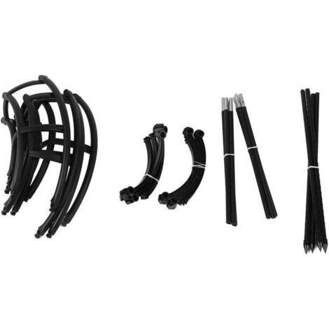 Support pour plantes grimpantes, antirouille, décoratif, en forme de parapluie, piquet en pot pour Rose, tomate, concombre, 3 couches (1/5)