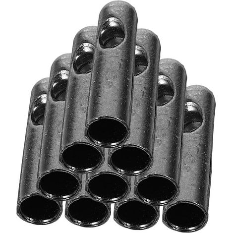 GDHZS-  Perles de Queue de Parapluie Design Simple et Pratique, Accessoires Économiques en Métal gris, Lot de 10 Pièces pour Réparer et Améliorer un Parapluie (1/5)