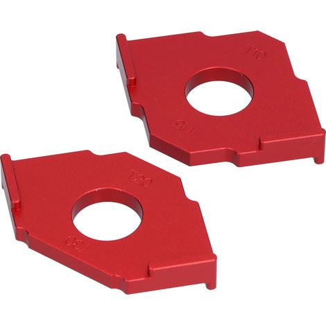 2er-Set Radius- und T-Winkel-Eckschneidvorrichtungen, Aluminiumfräsen T10 T15 T20 T30, Fräsführung für Winkel, Präzisionswerkzeuge (1/5)