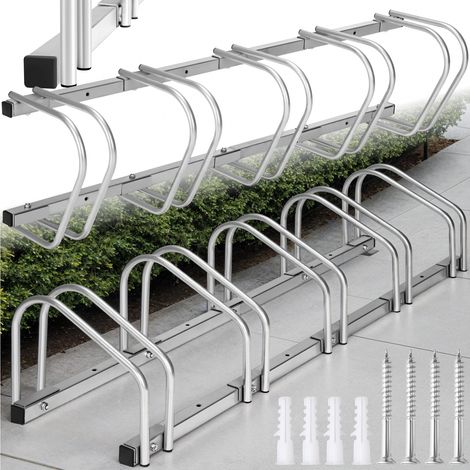 Support à bicyclette acier revêtu par poudre pneu de 35-60mm 5 places