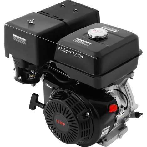 Moteur à gaz, 420cc de cylindrée, 15ch de puissance, noir (1/2)