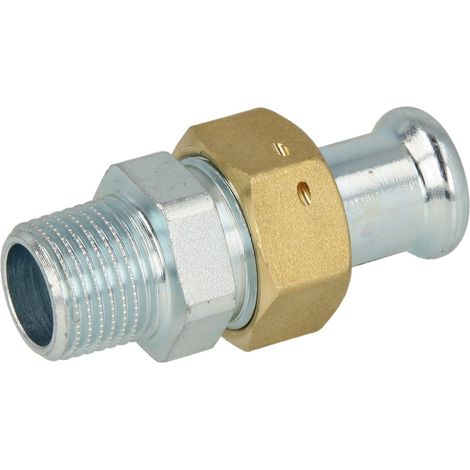 Raccord à sertir en acier C raccord de transition 15 x 1/2'' F/FM contour M