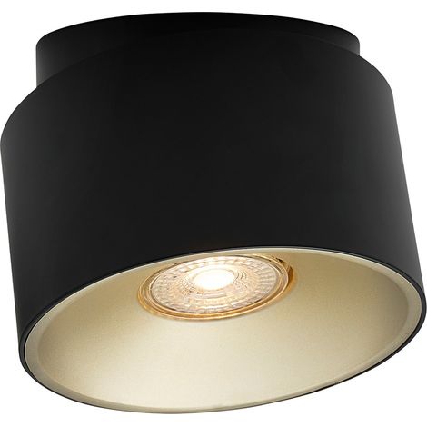 Surface spot TORONE  Métal Noir, H.10.6 - IP20 - GU10 /Nordlux Intérieur (1/5)
