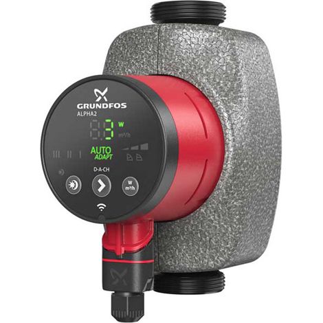 Hocheffizienz Umwälzpumpe ALPHA2 25-40 180mm 1x230V G11/2 DACH (1/5)