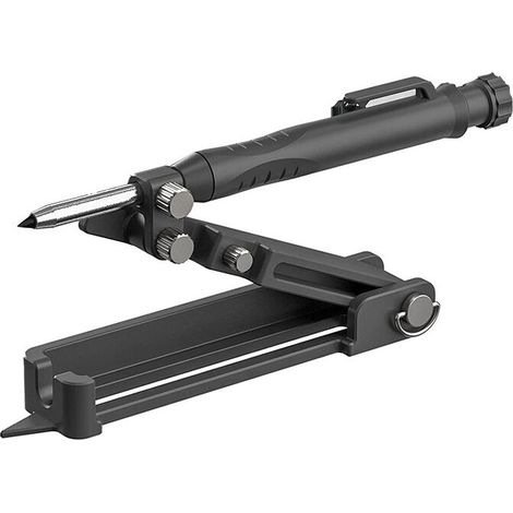 DEESSE SHOP - Outil de rayage polyvalent, outil de rayage de crayon à trou profond, jauge de mesure précise du travail du bois à verrouillage réglable Outil de rayage en céramique pour le travail du b (1/5)