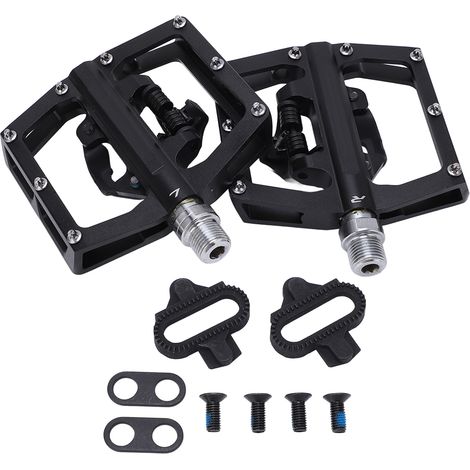 Pédales de vélo VTT route SPD série, kit de pédales automatiques étanches avec cale, accessoire réglable pour cyclisme (1/5)