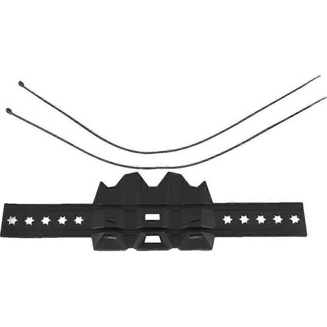 Protection universelle pour pot d'échappement de moto, cache anti-chaleur noir (1/4)