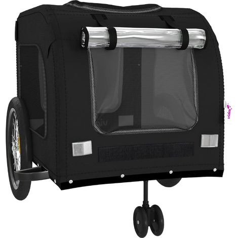 Rimorchio/carrello per animali domestici nero 020044232