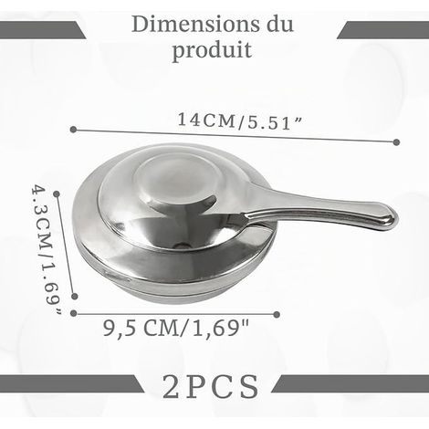 Fondue Burner Alcohol Fuel Paste Mini Equipment Fuel Paste Stainless Steel Fuel Paste for Dish Warmer Suitable for Outdoor Camping (1/3)