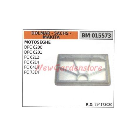 DOLMAR Luftfilter für Kettensäge DPC 6200 6201 PC 6212 6214 015573