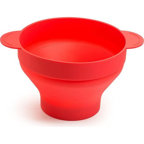 Bol à popcorn en silicone pour micro-ondes, saladier pliable réutilisable pour pop-corn maison