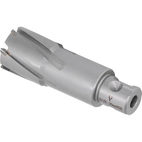 30-mm-Ringfräser, Hartmetallbohrer für Aluminium und Kupfer, 50 mm Schnitttiefe, professionelles Bohrwerkzeug (1/5)