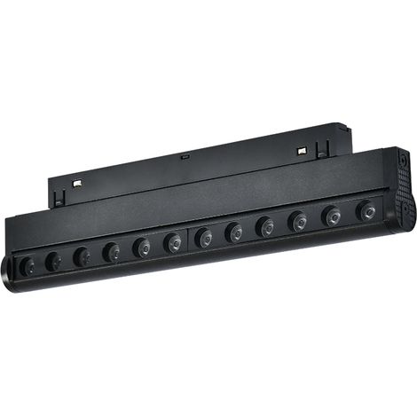 Spot LED Linéaire Serie 16mm 12W pour rail magnétique noir 48V 4000K - Ledme - LM3563 (1/2)