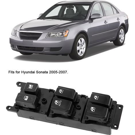Hyundai Sonata 2005-2007 Fensterheberschalter Fahrerseite - Originalteil 93570-3K01 (1/5)