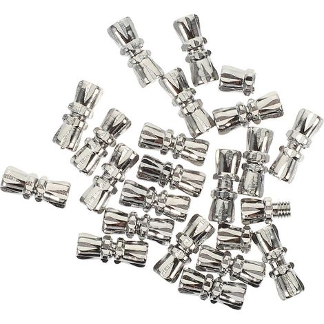 30 fermoirs à vis pour colliers, boucles de bijoux, accessoires pour la création de bijoux DIY (1/5)