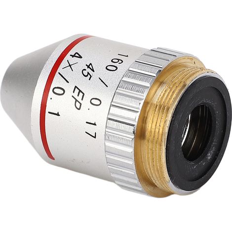 Objectif 4X 195EP, lentille de remplacement achromatique pour microscope biologique et télescope (1/5)