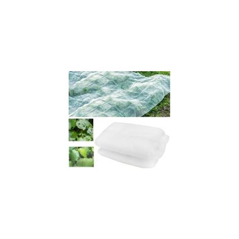 Filet de protection anti-nuisibles pour jardin : 2.5 x 10 m, filet fin pour jardin, couverture de rangées en maille surélevée, filet anti-insectes pour serre, protection des arbres et des plantes (1/5)