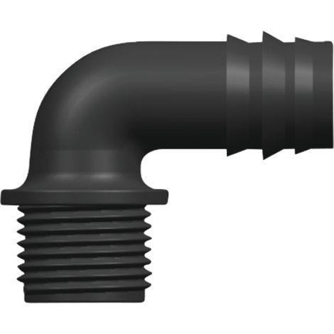 Gomito per tubo di irrigazione a goccia 20x3/4" GZ